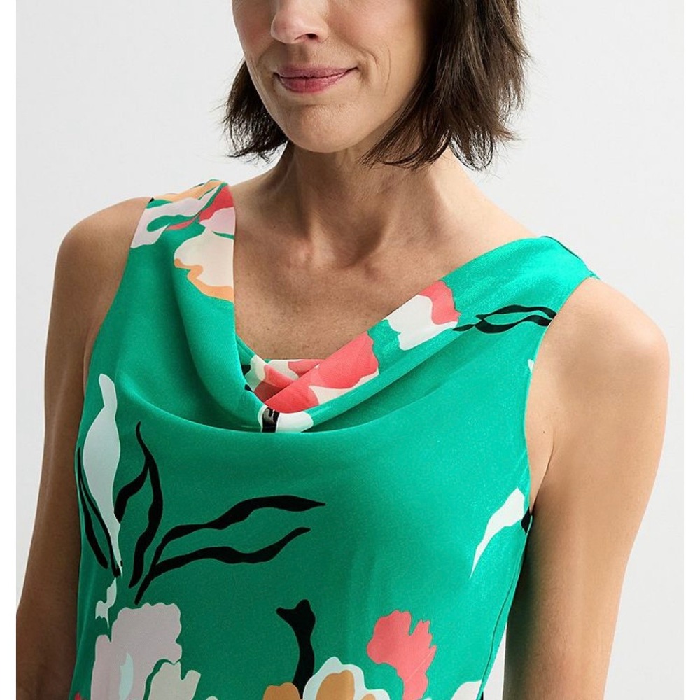 Women's Robbie Bee Drape Neck Midi Dress Size 16 NWT - Picture 3 of 11